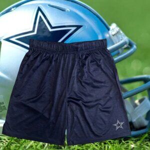 Official Dallas Cowboys NFL Navy Blue Basketball Gym Workout Shorts Size Large